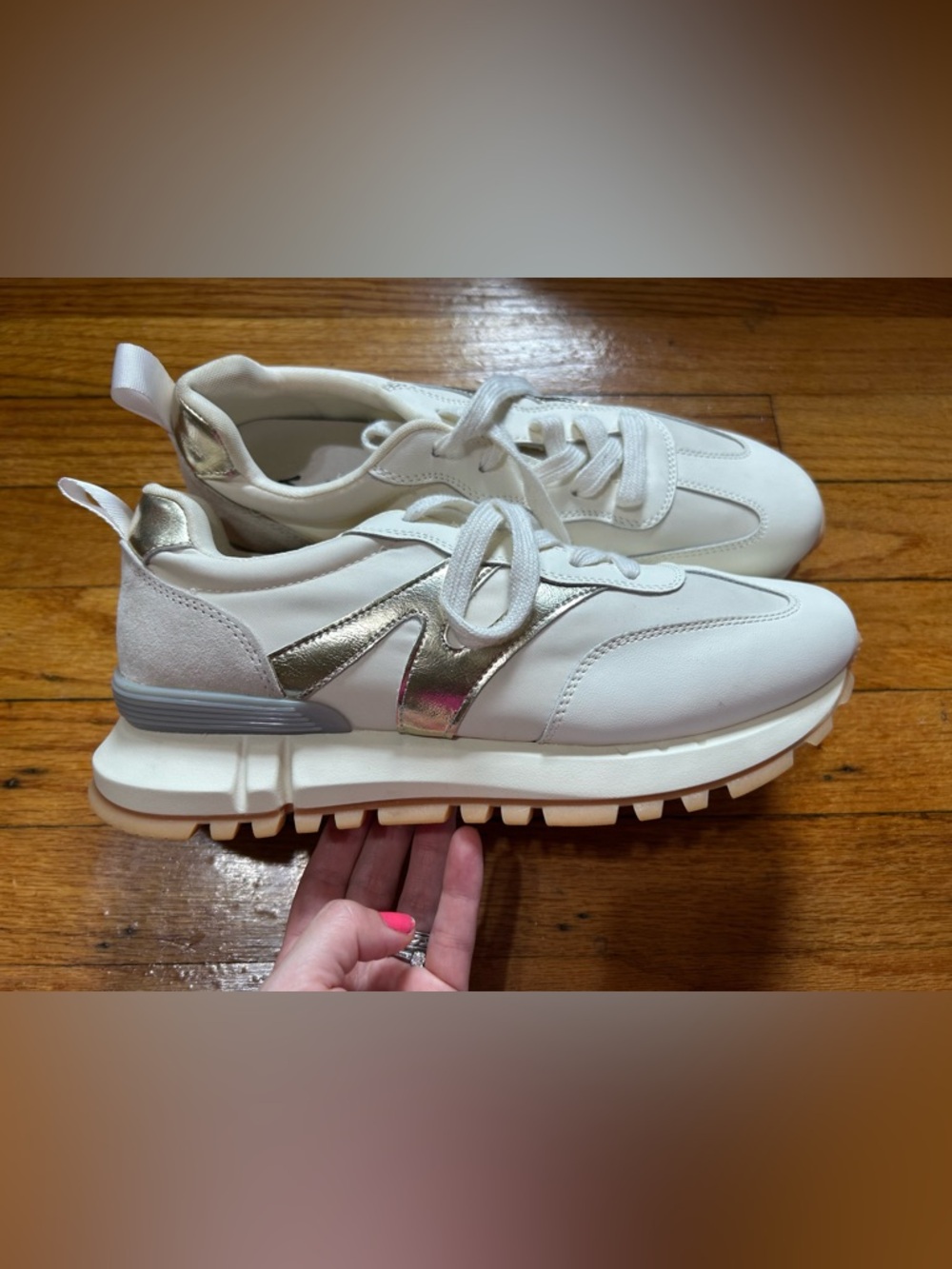 somiliss Sneakers Shoes  Leather And  Suede ‎ Casual Womens 9